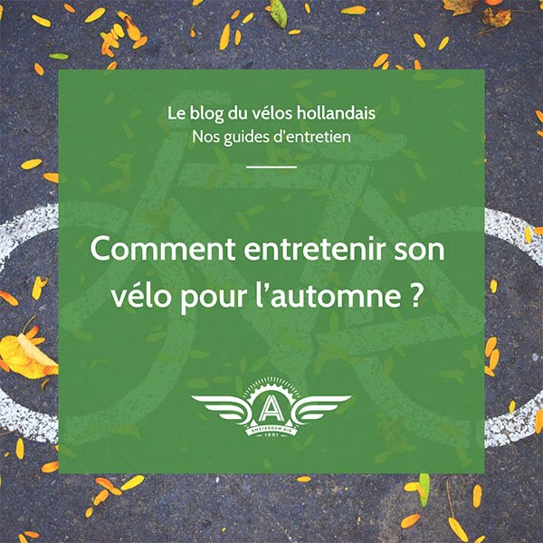 Comment entretenir son vélo pour l'automne